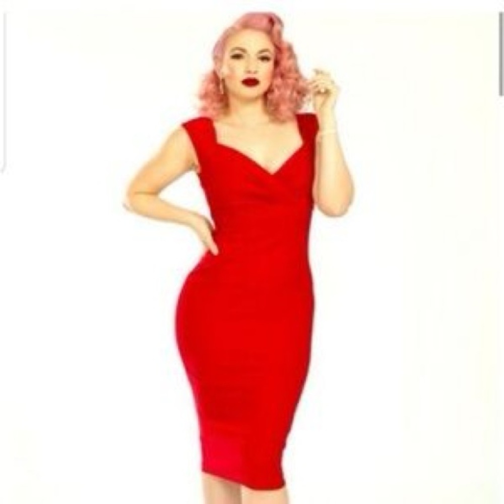 Pinup Couture Red Dress